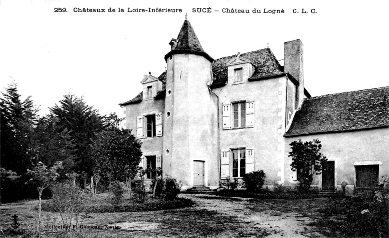 Le château de Logné à Sucé-sur-Erdre (Bretagne).