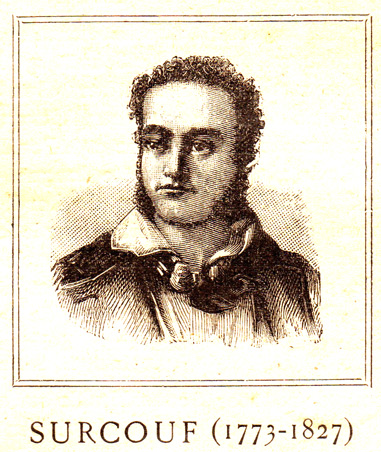 Le corsaire Robert Surcouf (1773-1827)