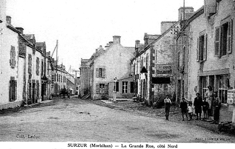 Ville de Surzur (Bretagne).