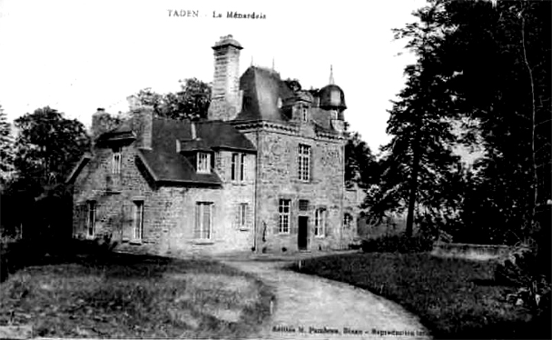 Ville de Taden (Bretagne) : le manoir de la Mnardais.