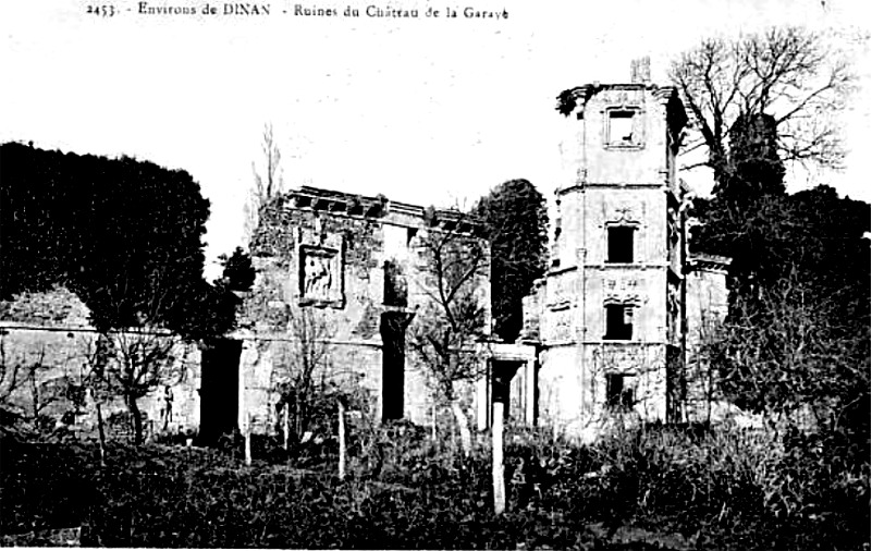 Ville de Taden (Bretagne) : le chteau de la Garaye.