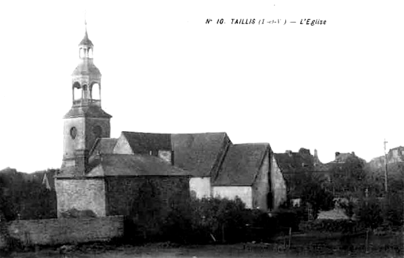 Eglise de Taillis (Bretagne).