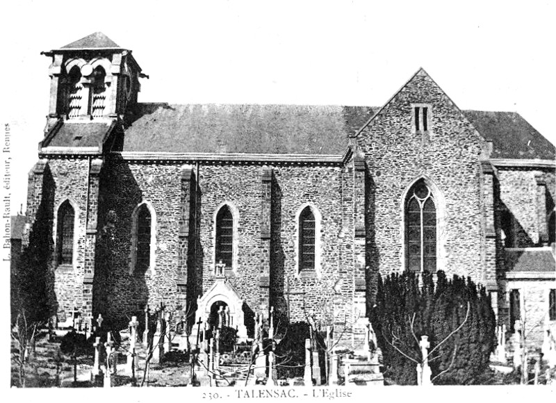 Eglise de Talensac (Bretagne).