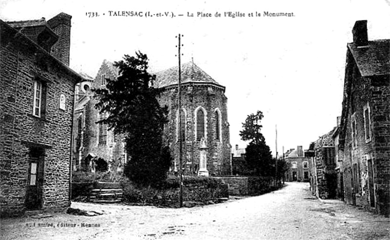 Ville de Talensac (Bretagne).