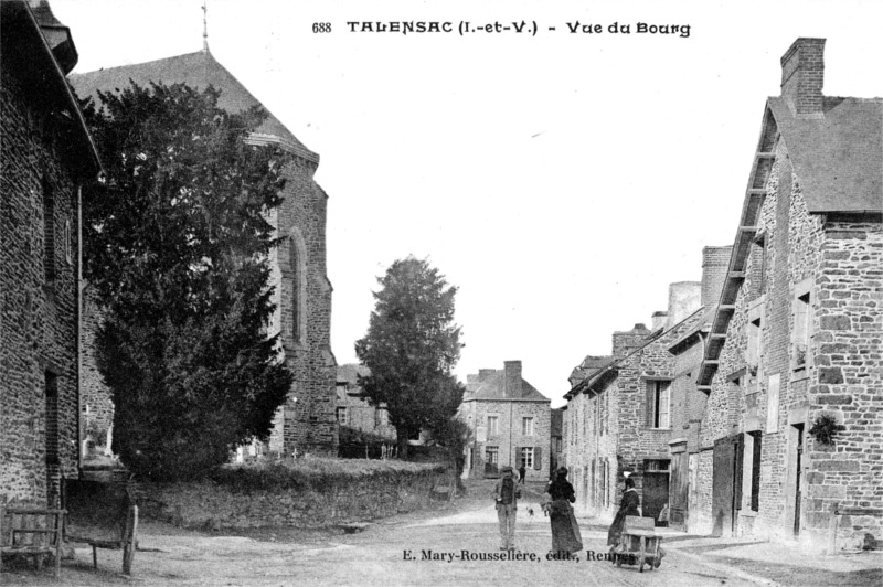 Ville de Talensac (Bretagne).