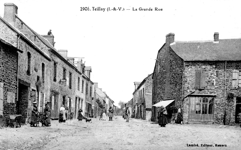 Ville de Teillay (Bretagne).