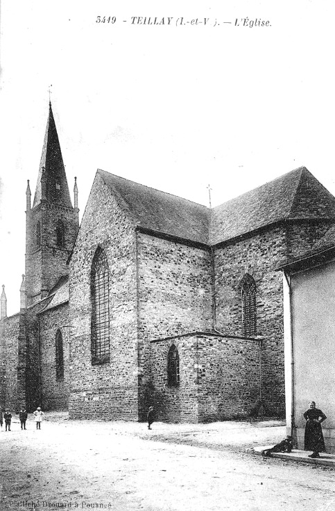 Eglise de Teillay (Bretagne).