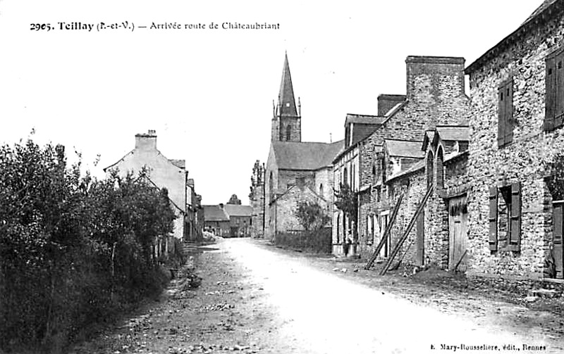 Ville de Teillay (Bretagne).