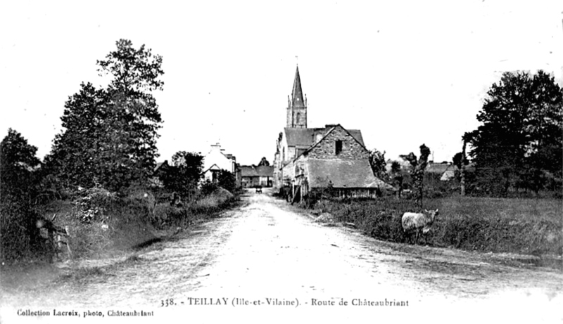 Ville de Teillay (Bretagne).