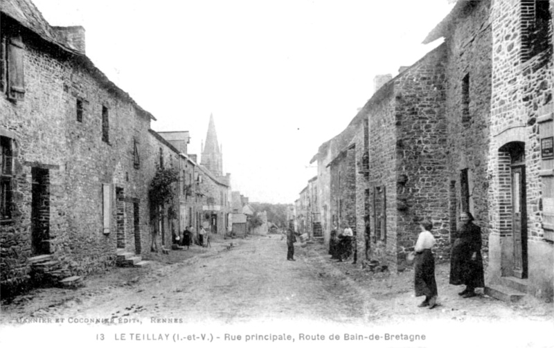 Ville de Teillay (Bretagne).
