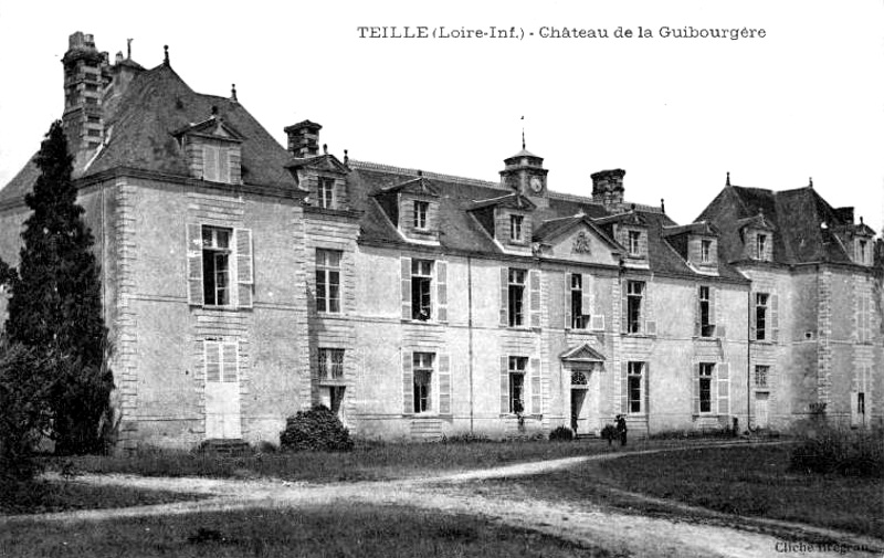 Chteau de la Guibourgre  Teill (anciennement en Bretagne).