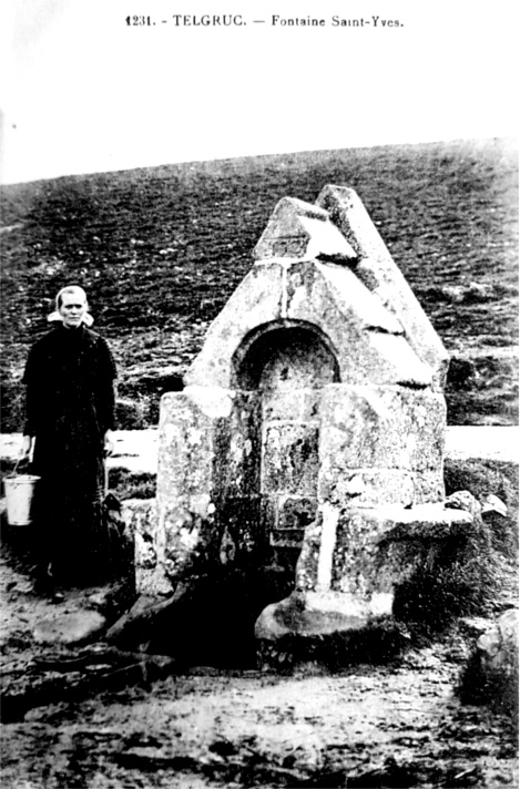 Fontaine de Telgruc-sur-Mer (Bretagne).