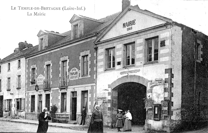 Mairie de Le Temple-de-Bretagne (Bretagne).