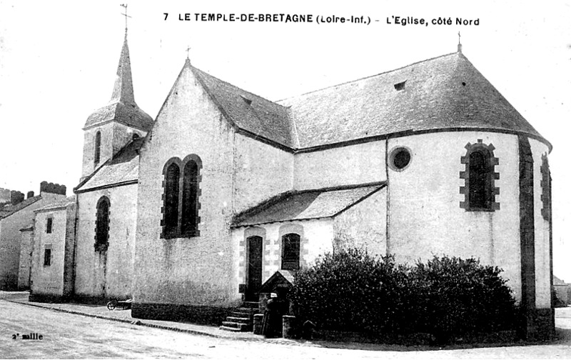 Eglise de Le Temple-de-Bretagne (Bretagne).