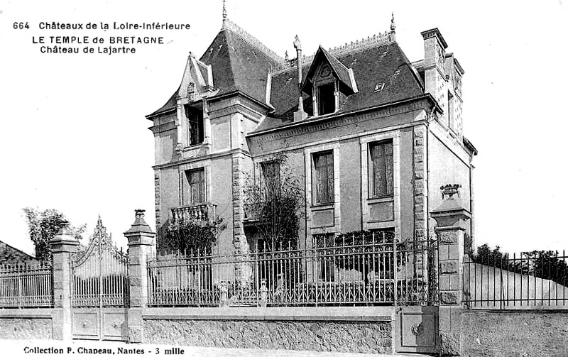 Chteau de Lajartre  Le Temple-de-Bretagne (Bretagne).