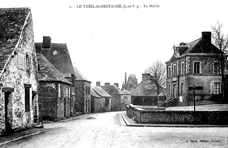 Ville du Theil-de-Bretagne (Bretagne).