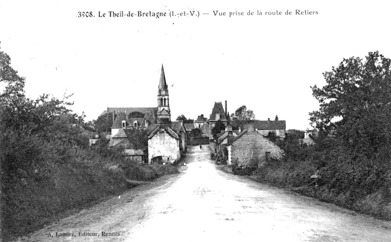 Ville du Theil-de-Bretagne (Bretagne).