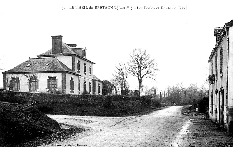 Ville du Theil-de-Bretagne (Bretagne).