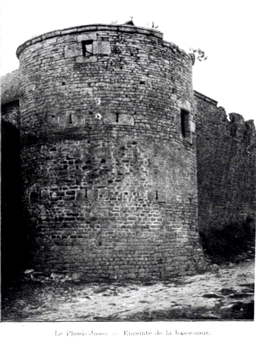 Le chteau du Plessis-Josso  Theix (Bretagne).