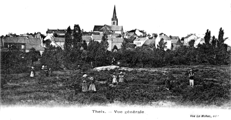 Ville de Theix (Bretagne).