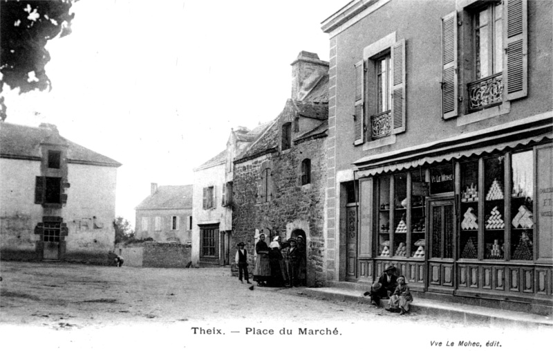 Ville de Theix (Bretagne).