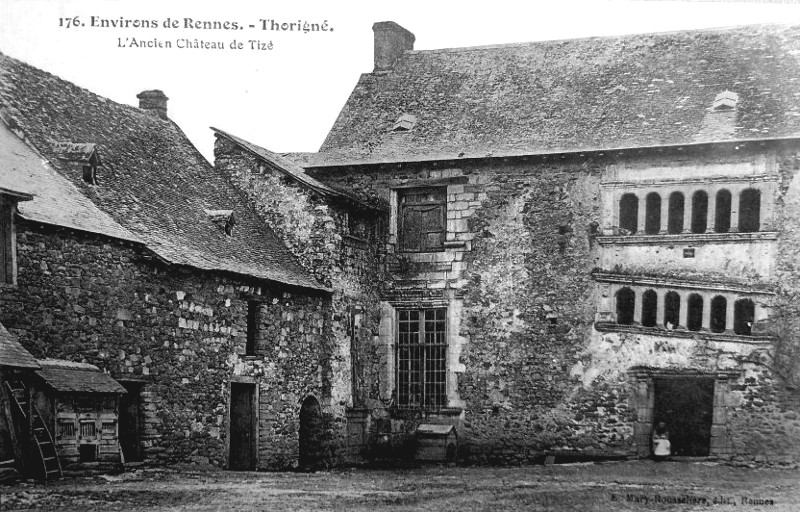 Château de Tizé à Thorigné-Fouillard (Bretagne).