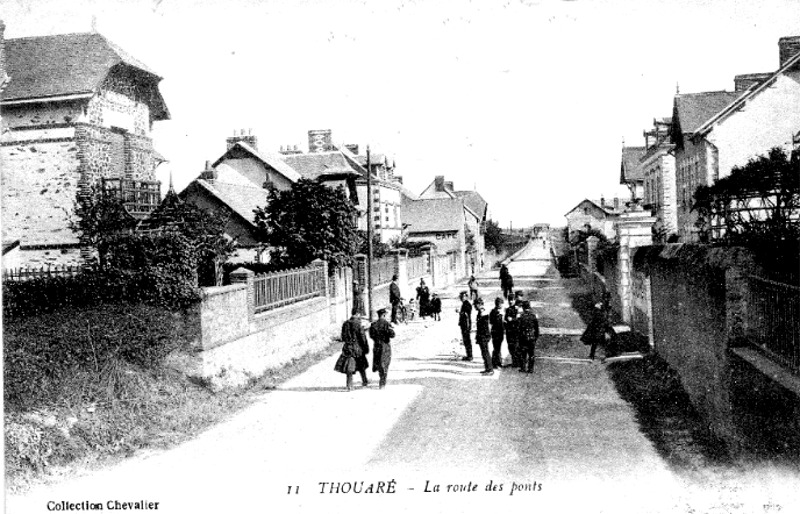 Ville de Thouaré-sur-Loire (Bretagne).