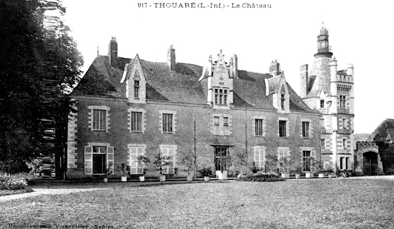 Château de Thouaré à Thouaré-sur-Loire (Bretagne).