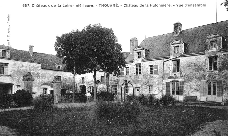 Château de la Hulonnière à Thouaré-sur-Loire (Bretagne).