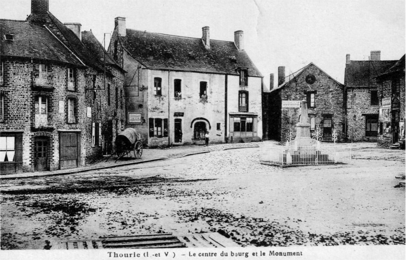 Ville de Thourie (Bretagne).
