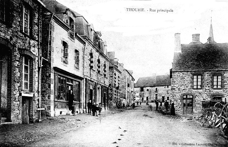 Ville de Thourie (Bretagne).