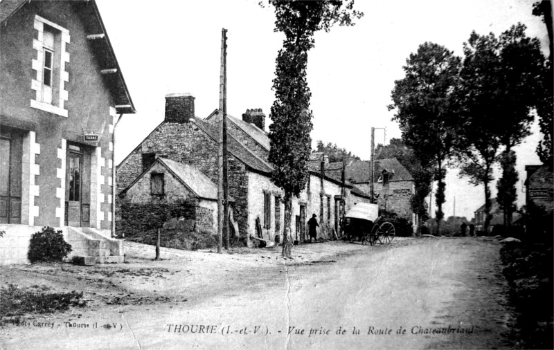 Ville de Thourie (Bretagne).