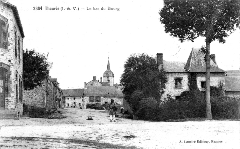 Ville de Thourie (Bretagne).