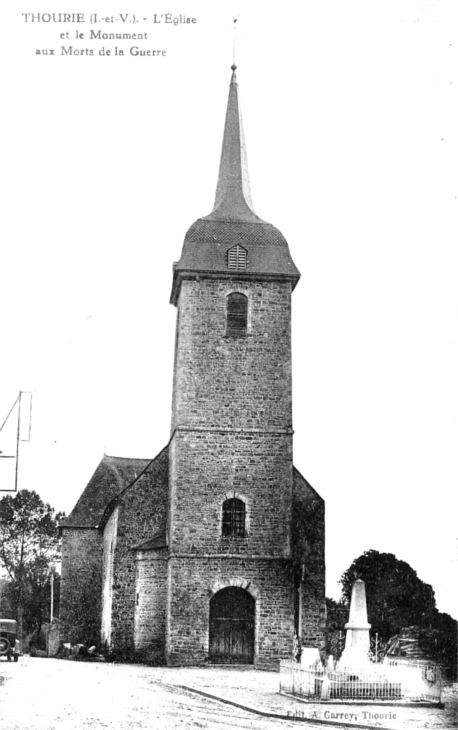 Eglise de Thourie (Bretagne).