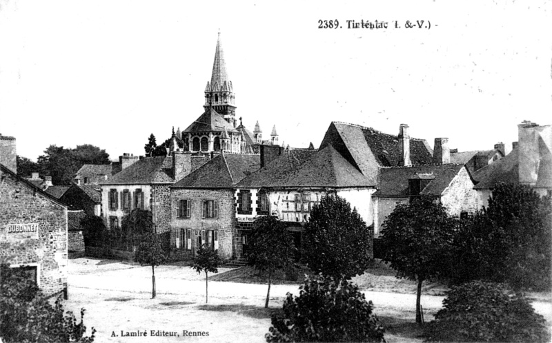 Ville de Tintniac (Bretagne).