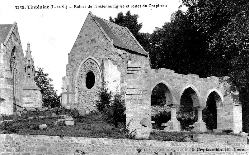 Ancienne glise de Tintniac (Bretagne).