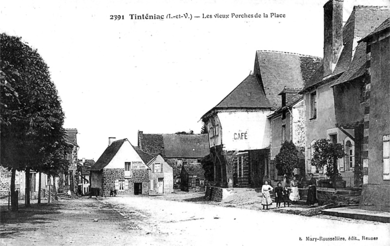 Ville de Tintniac (Bretagne).