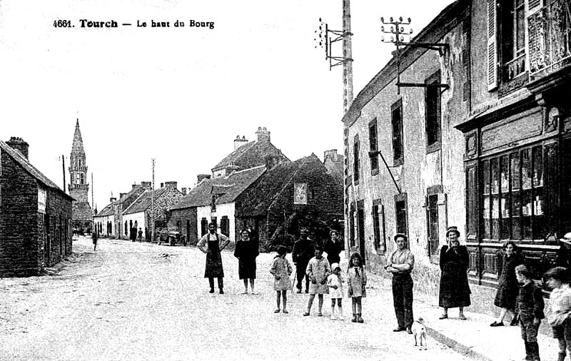 Ville de Tourch (Bretagne).