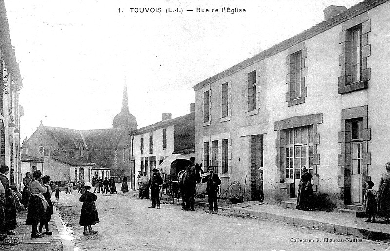 Ville de Touvois (Bretagne).