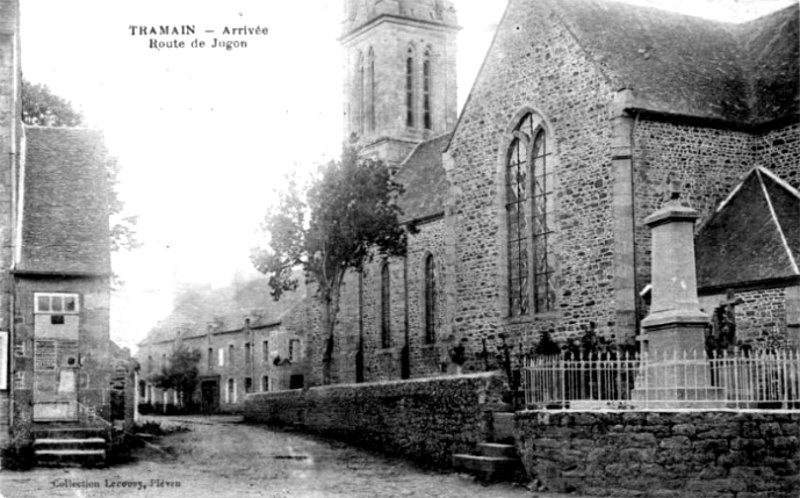 Ville de Tramain (Bretagne).