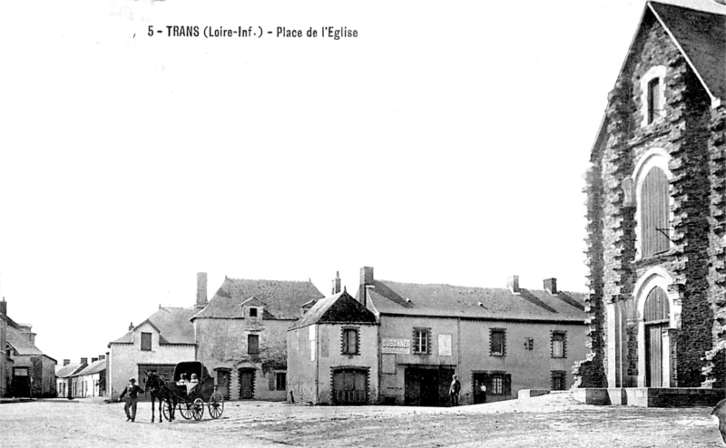 Ville de Trans-sur-Erdre (anciennement en Bretagne).