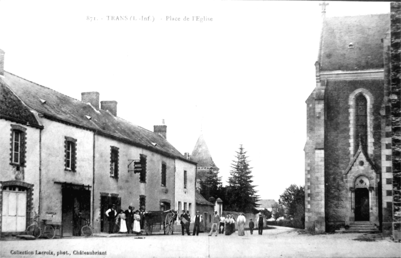 Ville de Trans-sur-Erdre (anciennement en Bretagne).