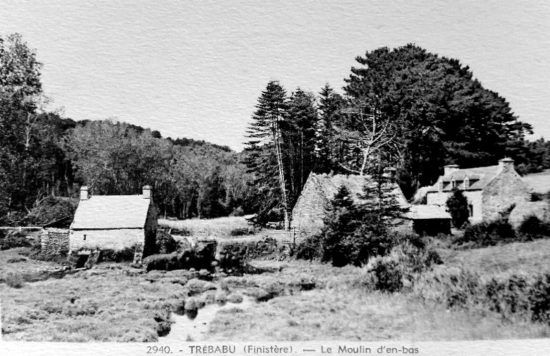 Moulin de Trbabu (Bretagne).