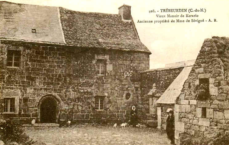 Trébeurden (Bretagne) : manoir de Kerario ou Kerariou