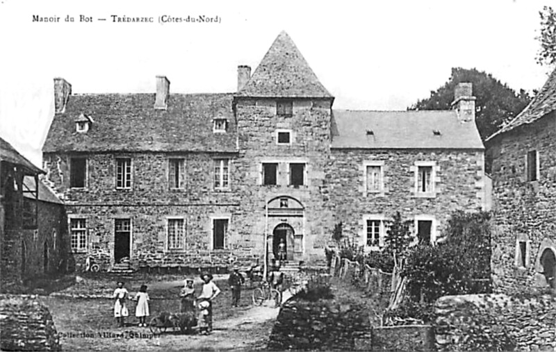 Trédarzec (Bretagne) : le manoir (ou château) du Bot ou Vot.