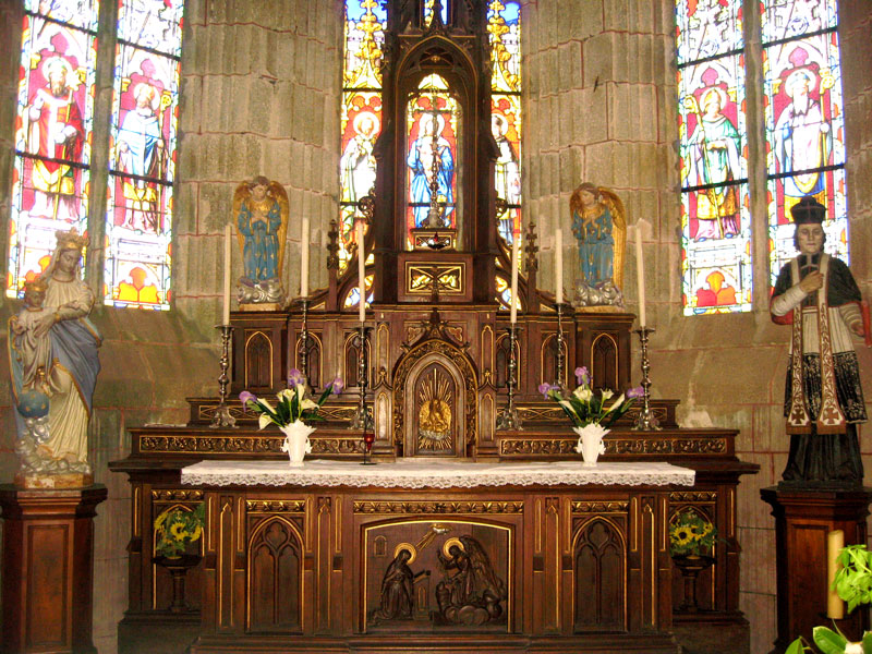 Trédrez-Locquémeau : église Notre-Dame de Trédrez (en Bretagne)
