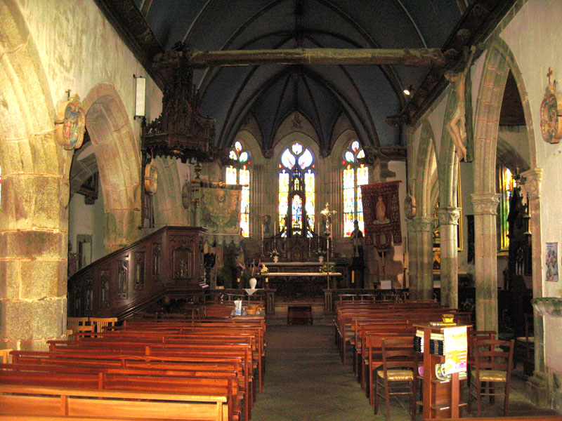 Trdrez-Locqumeau : glise Notre-Dame de Trdrez (en Bretagne)