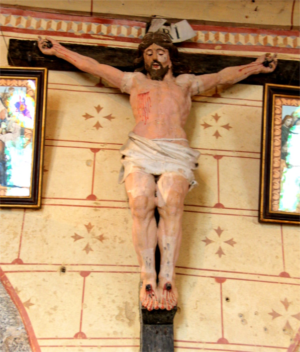 Statue de l'glise de Trduder (Bretagne).