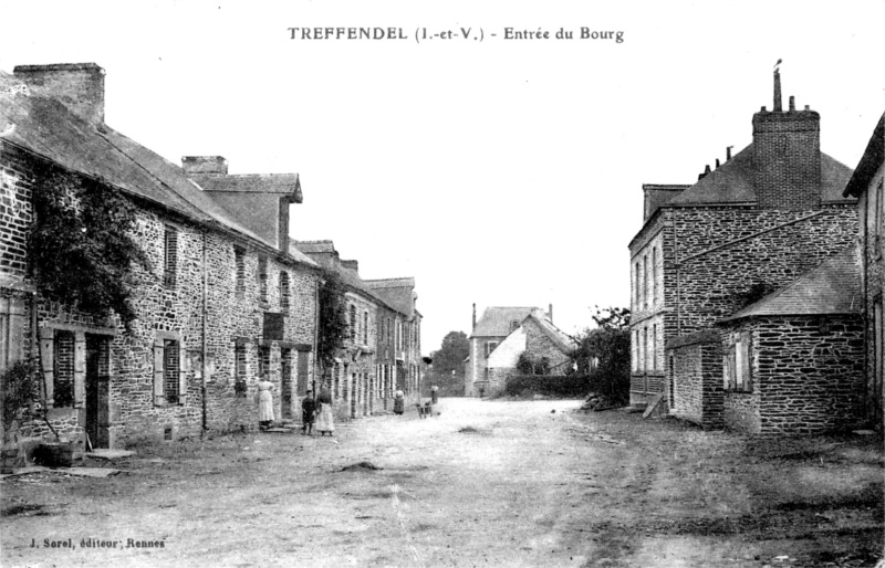 Ville de Treffendel (Bretagne).