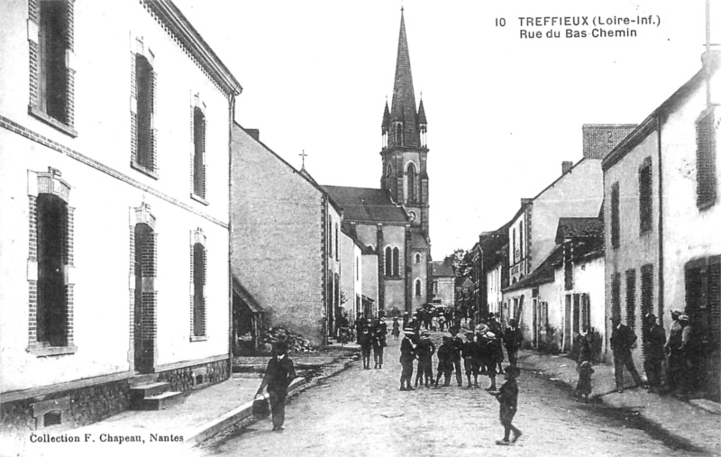 Ville de Treffieux (anciennement en Bretagne).